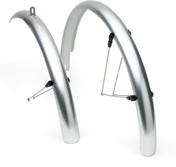 Крылья для велосипеда Electra Townie Original Plastic Fender Set Gloss Silver 26''