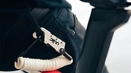 Велосипедный замок Ulac Valkyrie Carabiner Cable Lock White