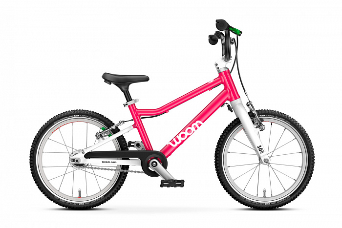Детский велосипед Woom go 3 AUTOMAGIC hot pink 16"