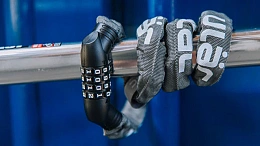 Велосипедный замок Ulac Street Fighter Steel Chain Lock Combo Grey