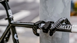 Велосипедный замок Ulac Street Fighter Steel Chain Lock Combo Grey