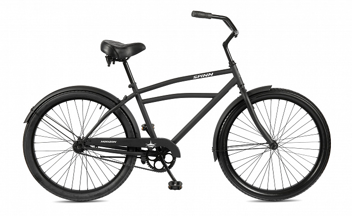 Велосипед круизер Spinn Horizon 1-speed Matte Black (Garage Vintage)