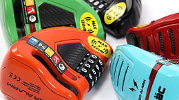 Велосипедный замок Ulac Air Alarm Combo Disc Lock Orange