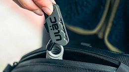 Велосипедный замок Ulac Piccadilly Carabiner Cable Combo Lock Silver