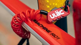 Велосипедный замок Ulac Piccadilly Carabiner Cable Combo Lock Silver