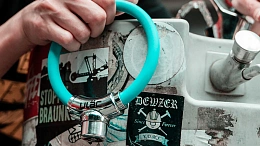 Велосипедный замок Ulac The Mood Fixie Cable Lock Rosa